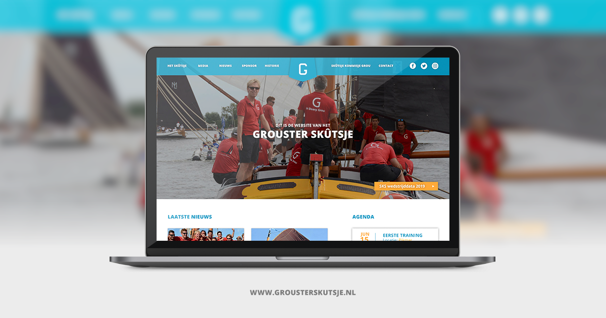 Nieuwe website Skûtsje Grou